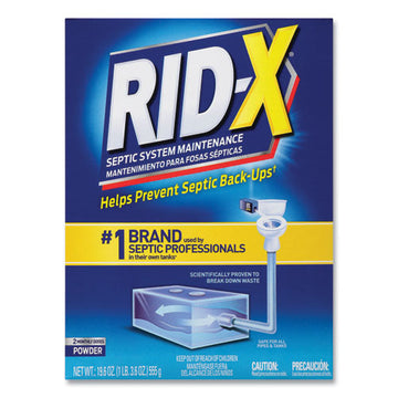 RID-X® Septic System Treatment Concentrated Powder, 19.6 Oz, 6-carton freeshipping - TVN Wholesale